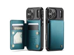 Capa Para Iphone 17 Pro Max Com Compartimento Para Cartão E Rfid dhx