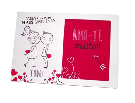 Moldura Sabes O Que Eu Mais Gosto em Ti 18 Cm X 12 Cm