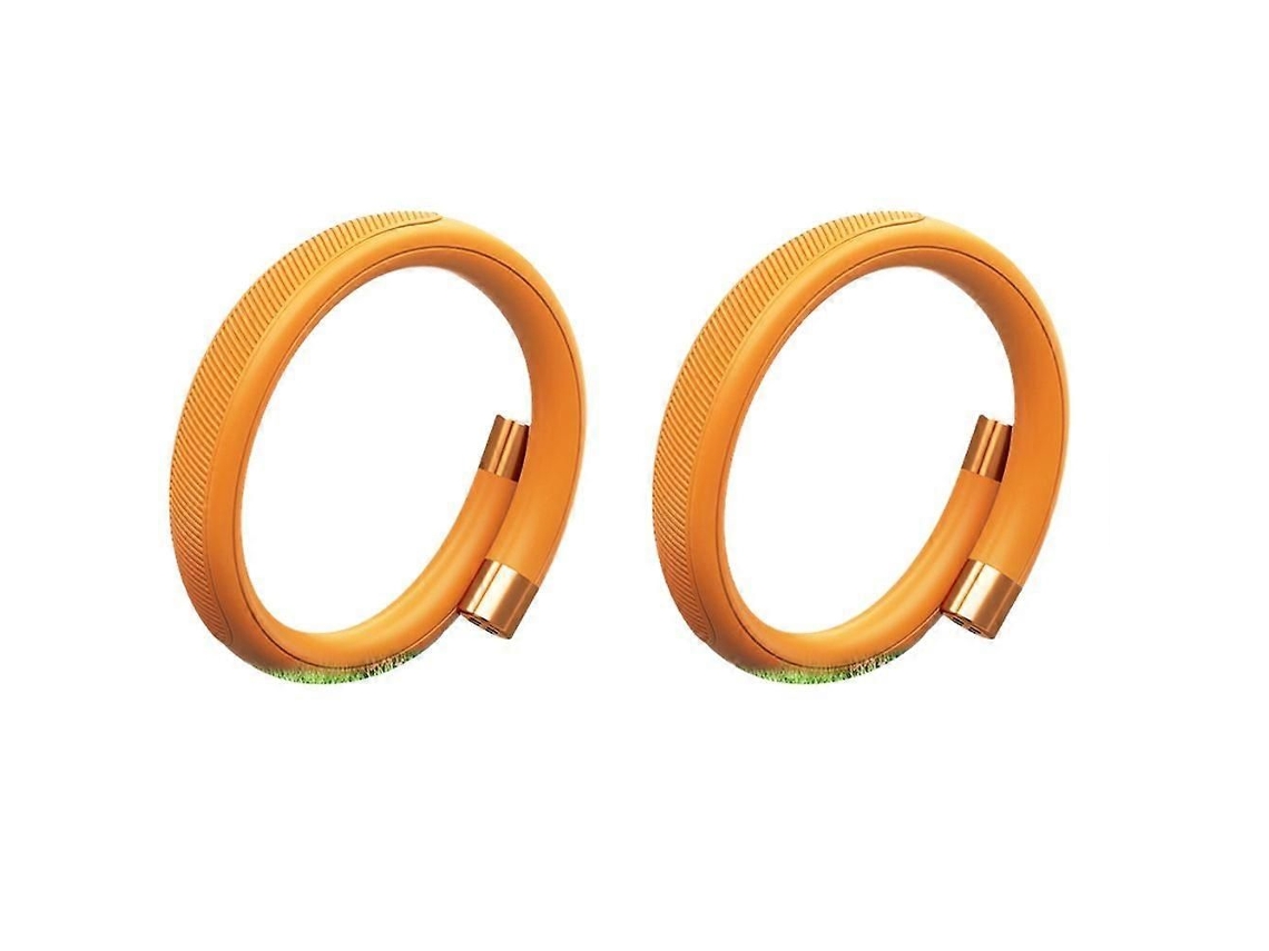Pulseira Repelente De Mosquitos Para Uso Externo, Ideal Crianças E Adultos, Cor Laranja.