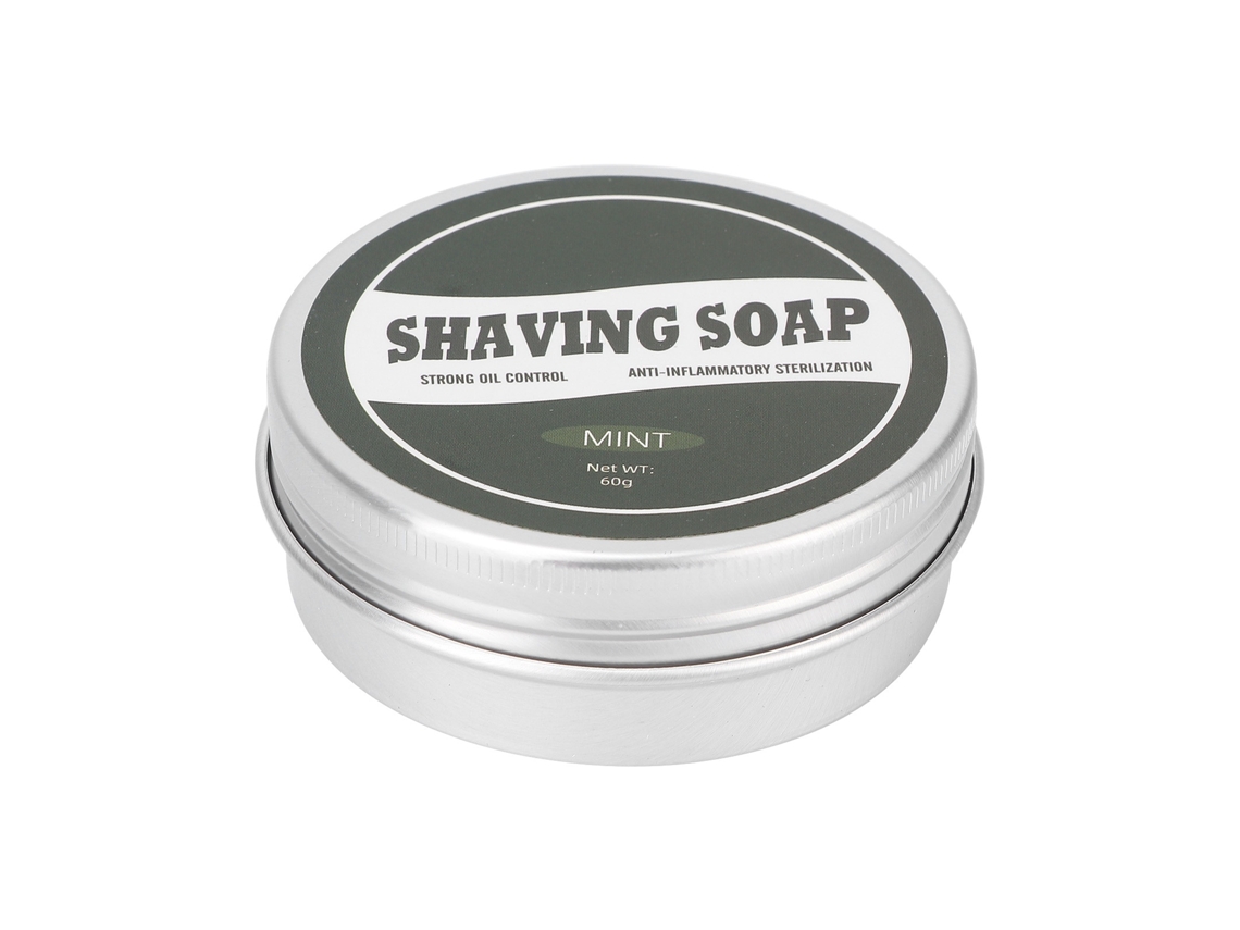 2026 jabón de Afeitar para Homens Espuma Rica Suave Seguro Não Irritante para Barba 2.12oz Menta