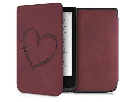 Estojo Vivlio Touch Lux 5 Coração Suporte Sleep Automatic Wake Up