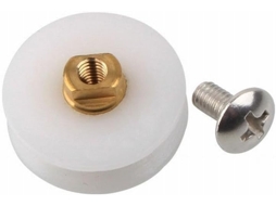 Conjunto De 4 Ou 8 Roldanas Para Porta Chuveiro Zyncue Com Rodas Ranhu
