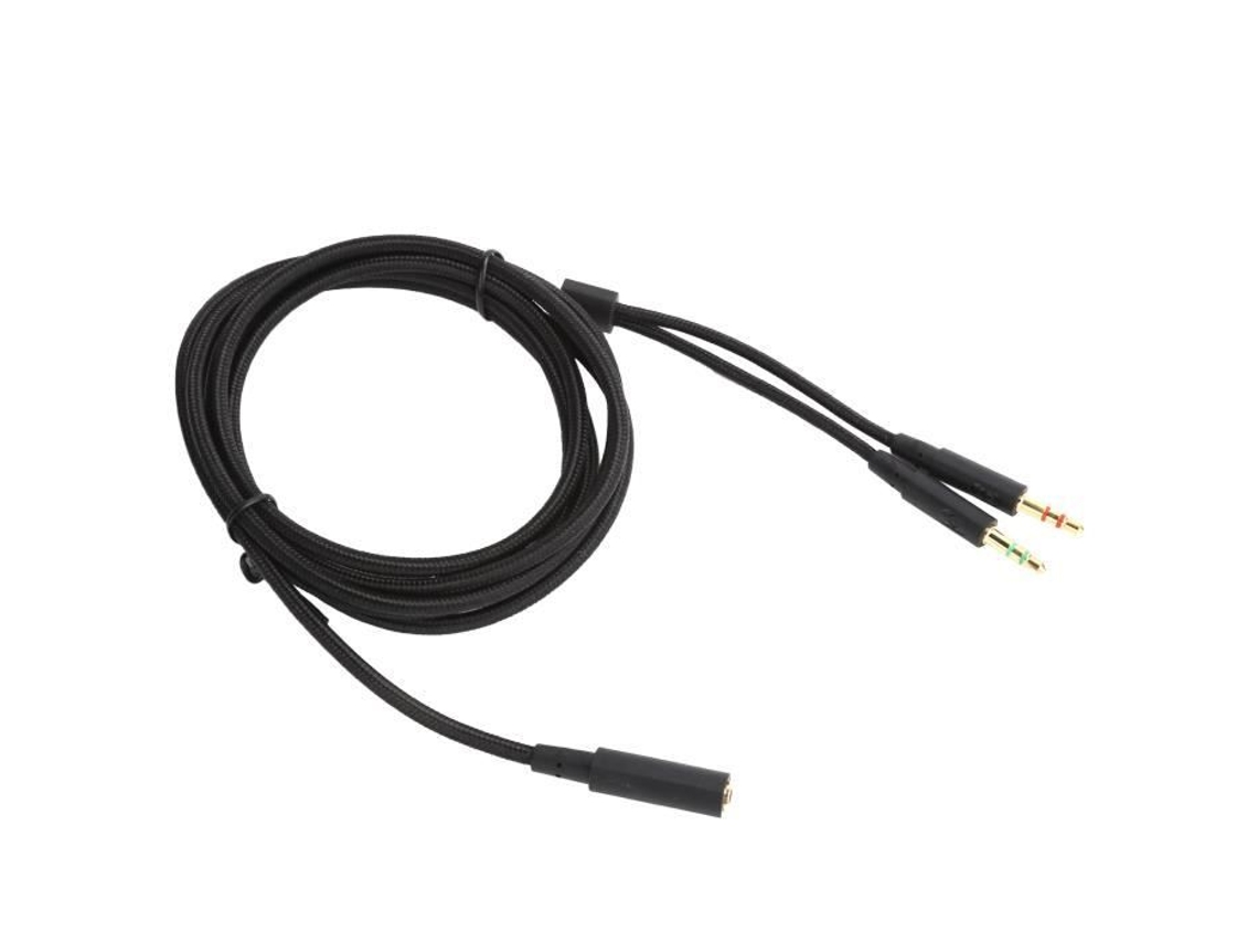 Adaptador de Fone de Ouvido para Computador Cabo de Fone de Ouvido de Escritório Conveniente para HURRISE