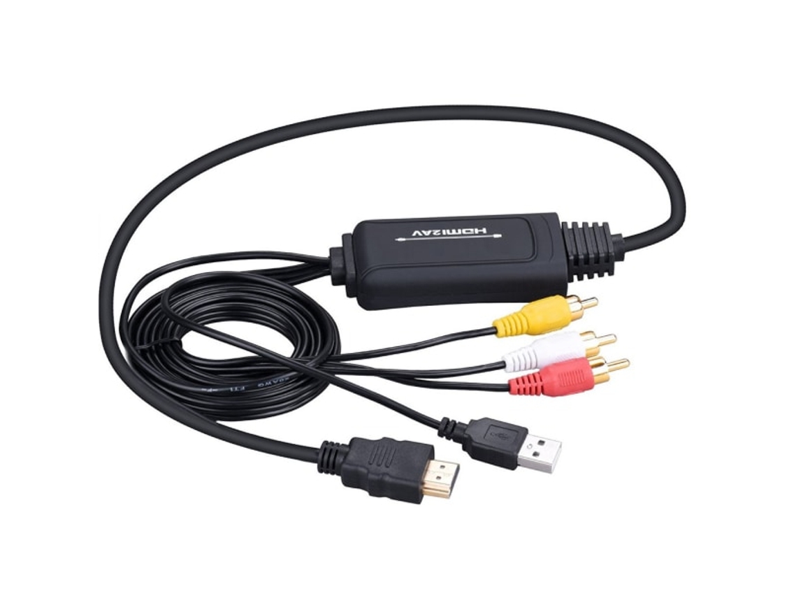 Conversor Hdmi Para Av Hdmi Para Rca Slowmoose