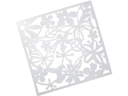 Biombos Decorativos Suspensos em Polipropileno Branco, com Formato e Comprimento Personalizados. CHABERLU