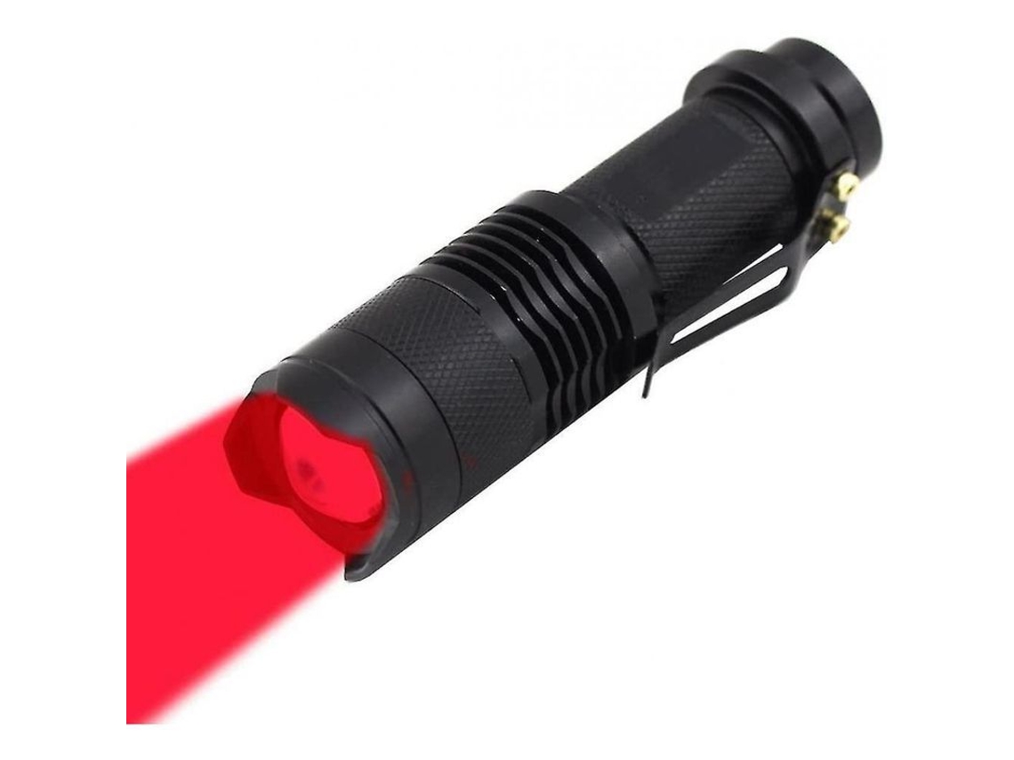 Lanterna LED LINJOU vermelha de alta potência, modo único, para astronomia e observação