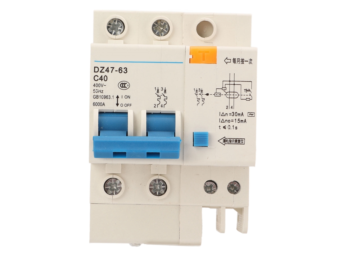 Laxiscreed Disjuntor Miniature 2p Em Caixa Pa66 Para Instalações Elétricas