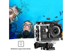 Câmera de Ação Multifuncional À Prova D'água 1080p, Câmera de Ação para Uso Externo Equipada com Sensor Cmos. MDUG