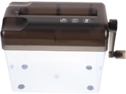 Uonlytech Déchiqueteuse Manuelle A6 Compacte Grise Résistante À Utilização Manivelle Para Bureau