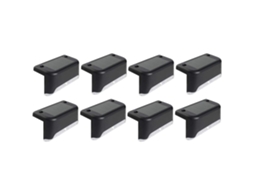 Luz Solar Externa Deck Escadas Led Branca Ip65 Jardim Pátio Fence S/MARCA