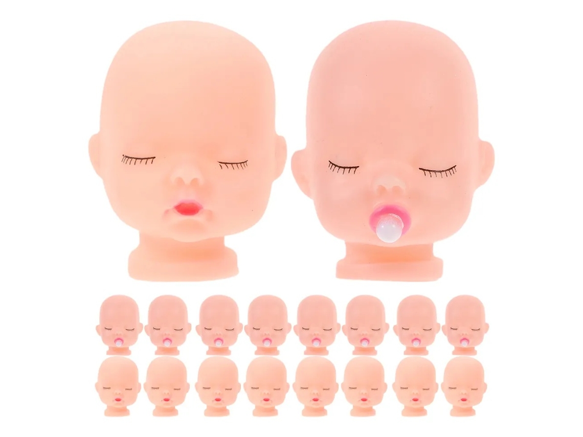 Lurelia Modelo Miniatura 20 Peças, Para Casa De Bonecas - Pingente De Cabeça De Boneca., 20 Peças