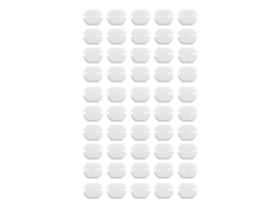 Mali 50 Protetores de Tomada Anti Choque Elétrico para Bebê Universal Abs 2 Pinos