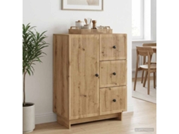 Vidaxl Buffet Carvalho Arttisan 66 X 34,5 X 90 Cm Derivados De Madeira