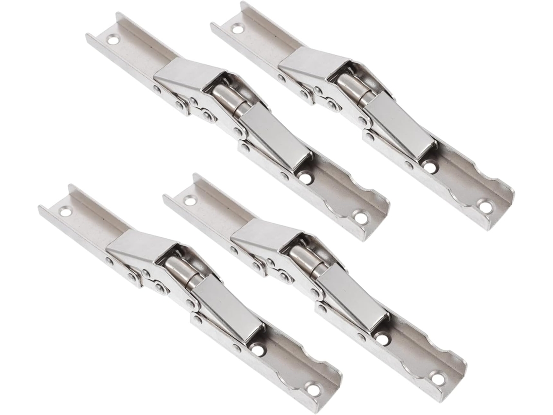 Conjunto De 4 Dobradiças Metálicas Para Portas Armário Dobráveis, Com