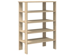 Shoe Rack, Shoe Racks Vidaxl Marrom Madeira Processada (n/a)
