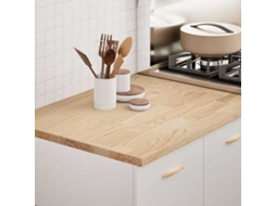 Vidaxl Bancada De Cozinha Retangular 80x63,5x2,7 Cm Carvalho Maciça