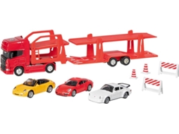 Caminhão Transportador De Carros Goki Toys Super Truck Scania V8 160 64 Multicolorido