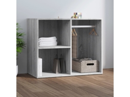 Vidaxl Toucador 80x40x65 Cm Derivados De Madeira Cor Cinzento Sonoma