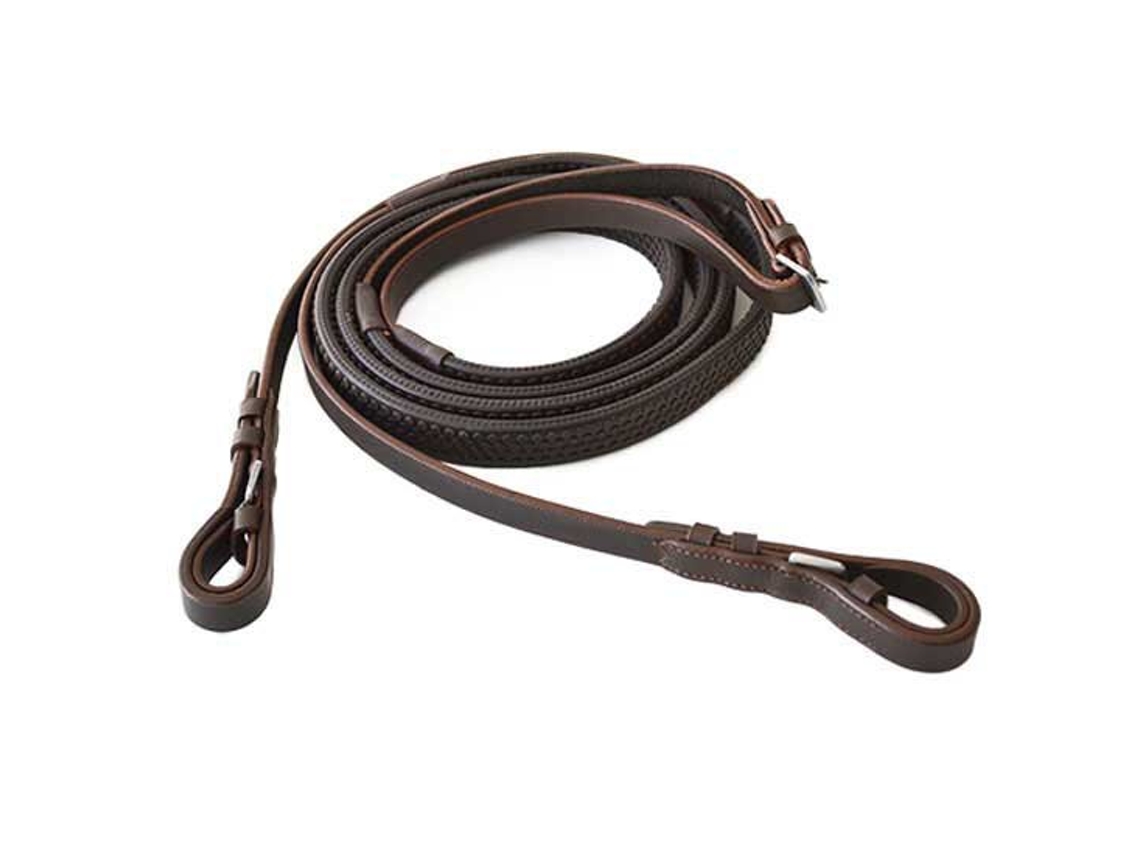 Rédeas de Borracha 1/2´´ Castanho Fullhispano Hipica