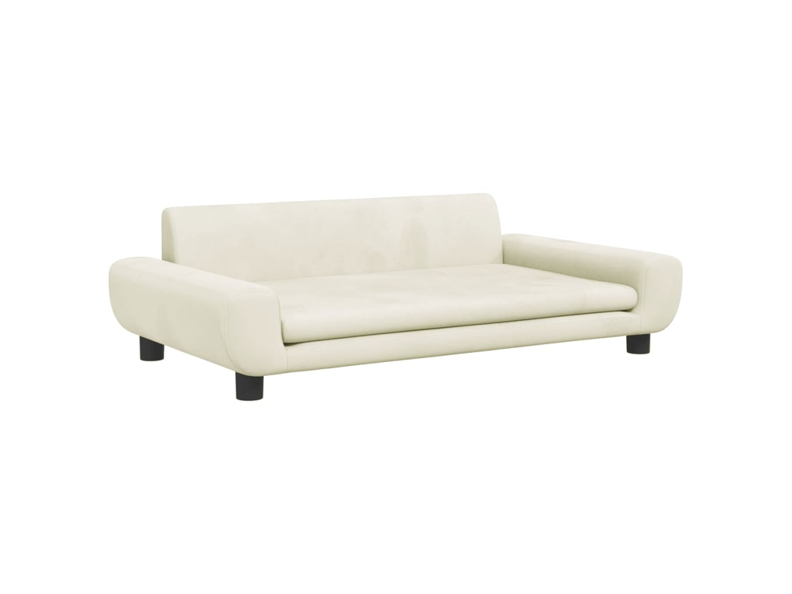 Sofá infantil VIDAXL Creme (100x54x33 cm)