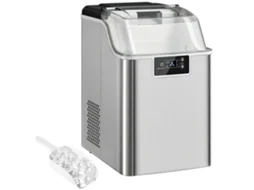 Máquina de Gelo BTFORUS com dispensador de 20kg/24h, tanque de 1L prata