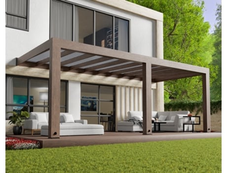 Pergolado CANOPIA Helsinki 3X6.6 Pergolado em madeira de cedro