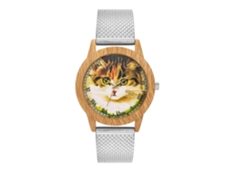 Reloj De Pulsera De Cuarzo Con Cinturón De Silicona Simple Para Hombre Y Mujer Zhoulianfa (plata)