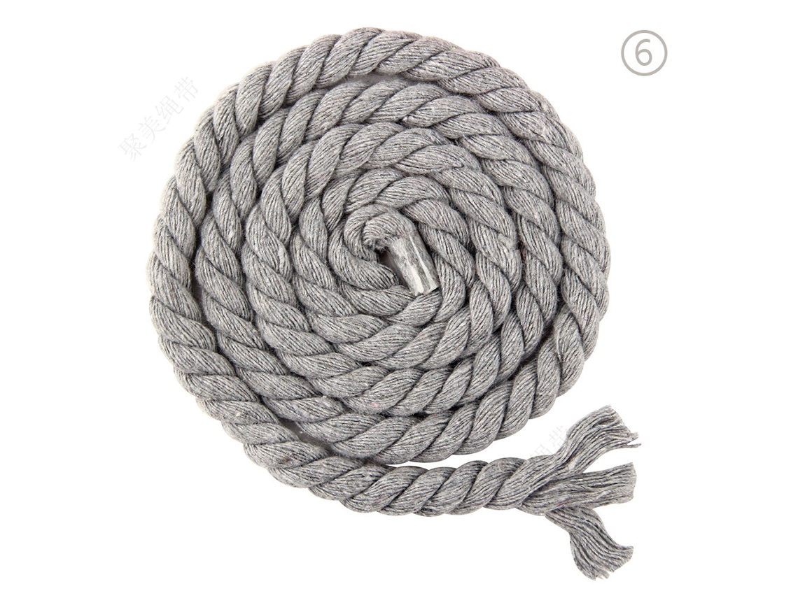 Lurelia Corda Macramê Algodão 8 Mm X 20 M 3 Fios Para Tricô Decoração Diy