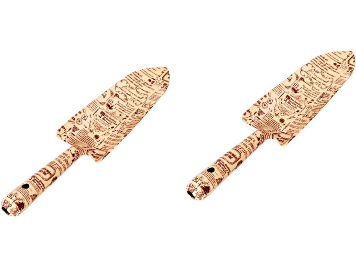 Conjunto De 2 Pás De Jardim Ergonômicas Pequenas De Ferro Para Plantio De Bonsai E Outras Plantas.
