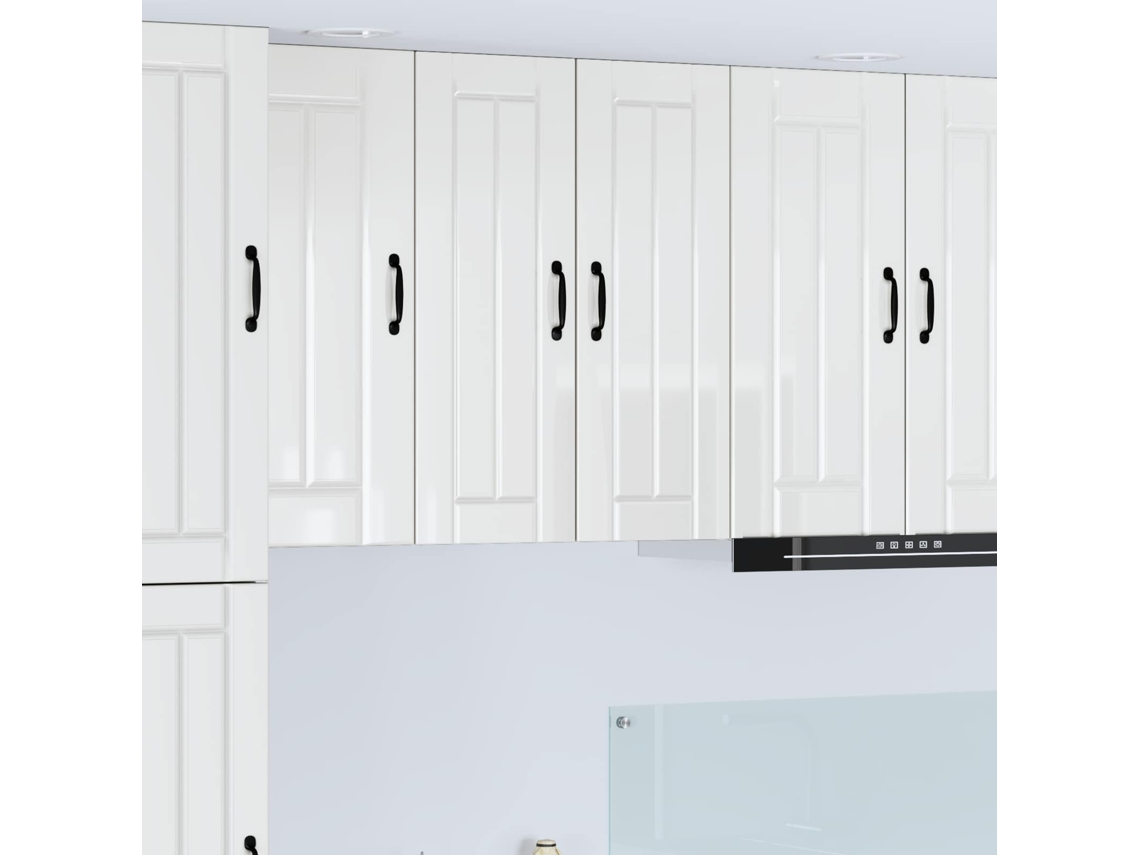 Vidaxl Armário De Parede Lucca Branco Brilhante 30 X 31 X 80 Cm