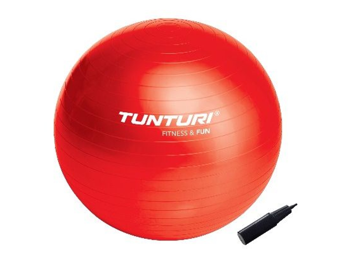 Gymball 75cm Vermelho Bola De Ginástica Tunturi