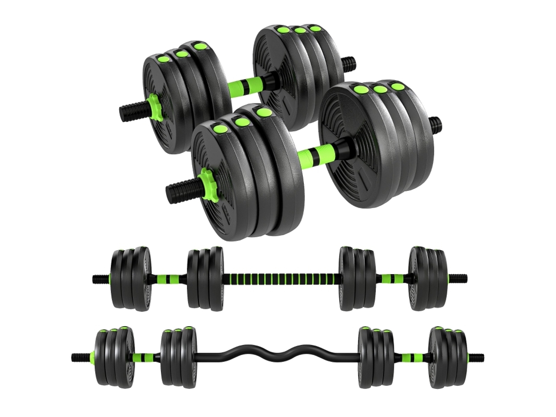 Conjunto De Halteres Ajustável 25kg Para Treino De Força
