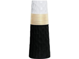 Vasos De Cerámica 11 Pulgadas Negro Platino Para Hogar Decoración Centros De Mesa Regalo Elegante