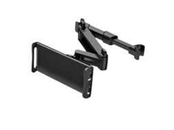 Suporte Universal Para Tablet No Encosto De Cabeça Do Carro, Rotação De 360°, Compatível Com Tablets De 4 A 11 Polegadas, Ajustável, Preto.