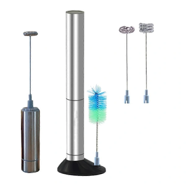 Espumador Elétrico de Leite, Portátil, com Suporte AQUAFORGE