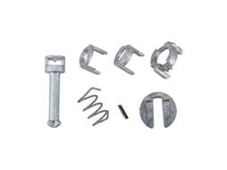 Kit Reparo Trava Porta 7 Em 1 Para Bmw 3 E46 (1999-2015) Prata Ligação Zinco Dianteiro Esquerdo Direito Prata