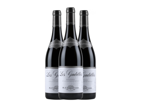 Vinho MICHEL CHAPOUTIER Les Gadilles Vin de Pays Rasteau (0.75 L - 3 Unidades)