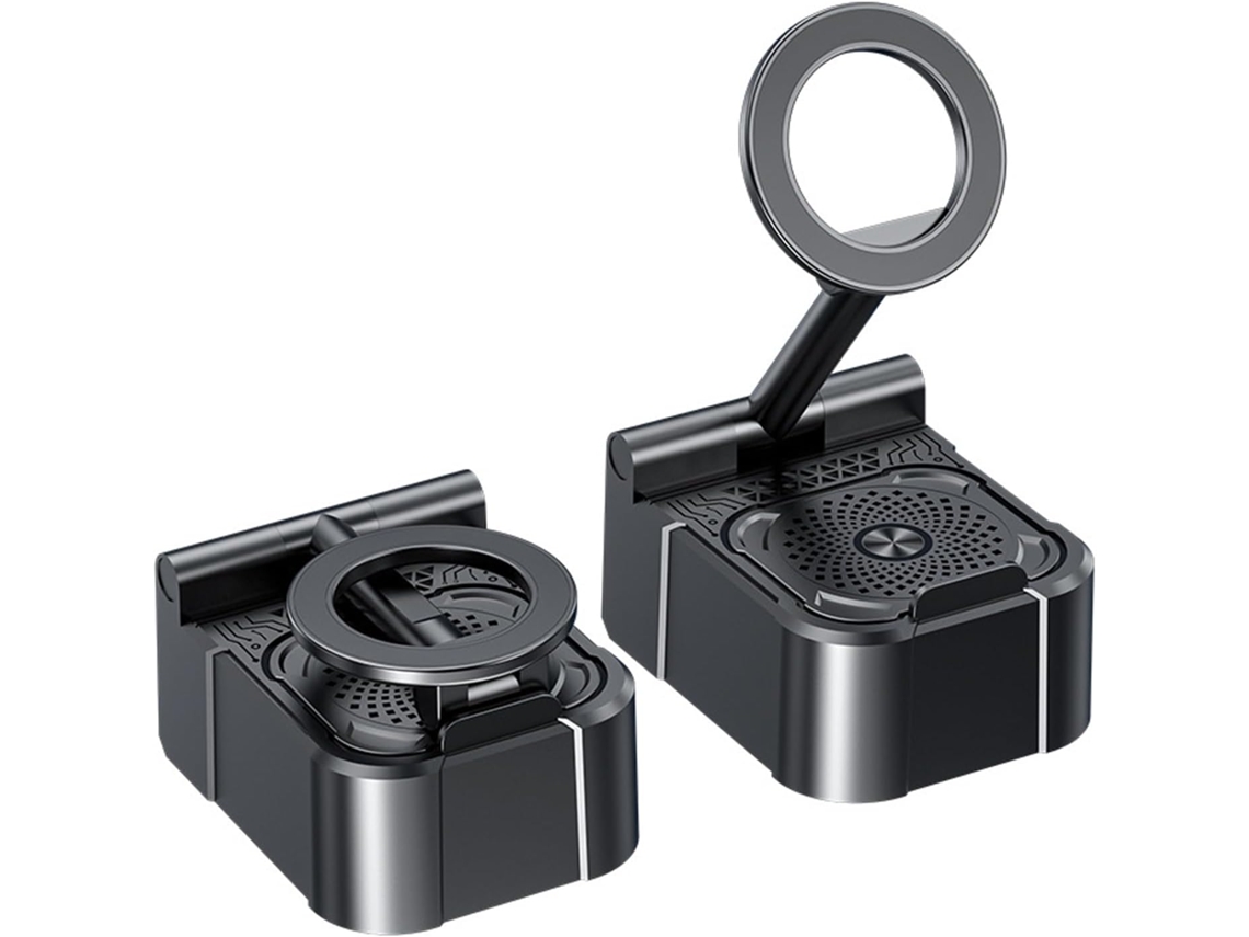 Caixa De Som Magnética Com Suporte Para Telemóvel, Caixa De Som Bluetooth