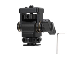 Camera Display Mount 180 Degree Tilt Camera Field Display Holder With Positioning Pin 1/4 Inch Screw Universal Cold Shoe LAXISCREED