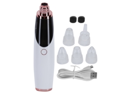 Máquina Rose Gold Para Remoção De Pontos Negros Com 3 Níveis De Sucção E 5 Pontas Para Pores Faciais