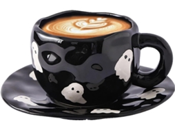 Canecas De Halloween, Caneca De Cerâmica De 325ml Para Café Da Manhã, Leite Recipiente Para Bebida Gokoco