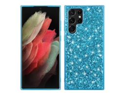 Adequado Para Capas De Celular Samsung Com Glitter E Efeito Anti-queda.azul - S20fe