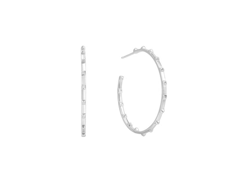 Brincos Zoe da Earcandy Jewelry, feitos de prata esterlina 925.