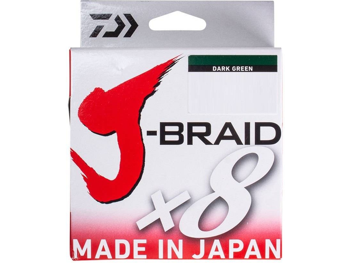 Linha de Pesca trançadas DAIWA J-braid 8 (0.200 mm - 0,10 mm)