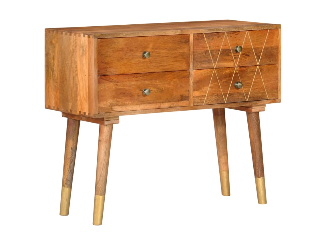 Aparador 85x40x70 cm Madera Maciza de Mango