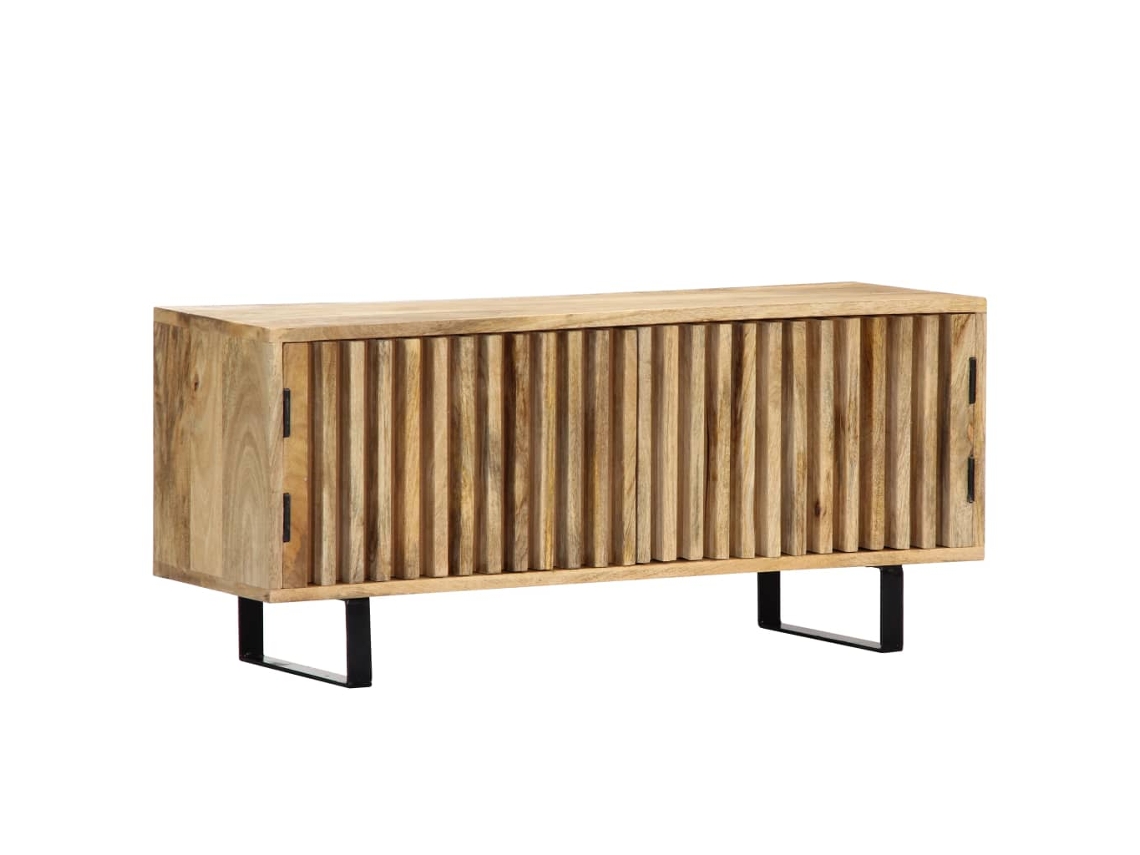 Vidaxl Móvel De Tv 90x30x40 Cm Madeira De Mangueira Maciça