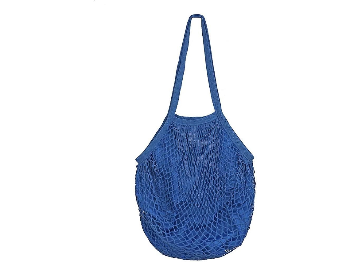 Sacolas de Compras Reutilizáveis ​​em Malha de Algodão, Dobráveis ​​e com Alça Longa, Ideais para Feiras Livres, Frutas e Verduras. GOKOCO