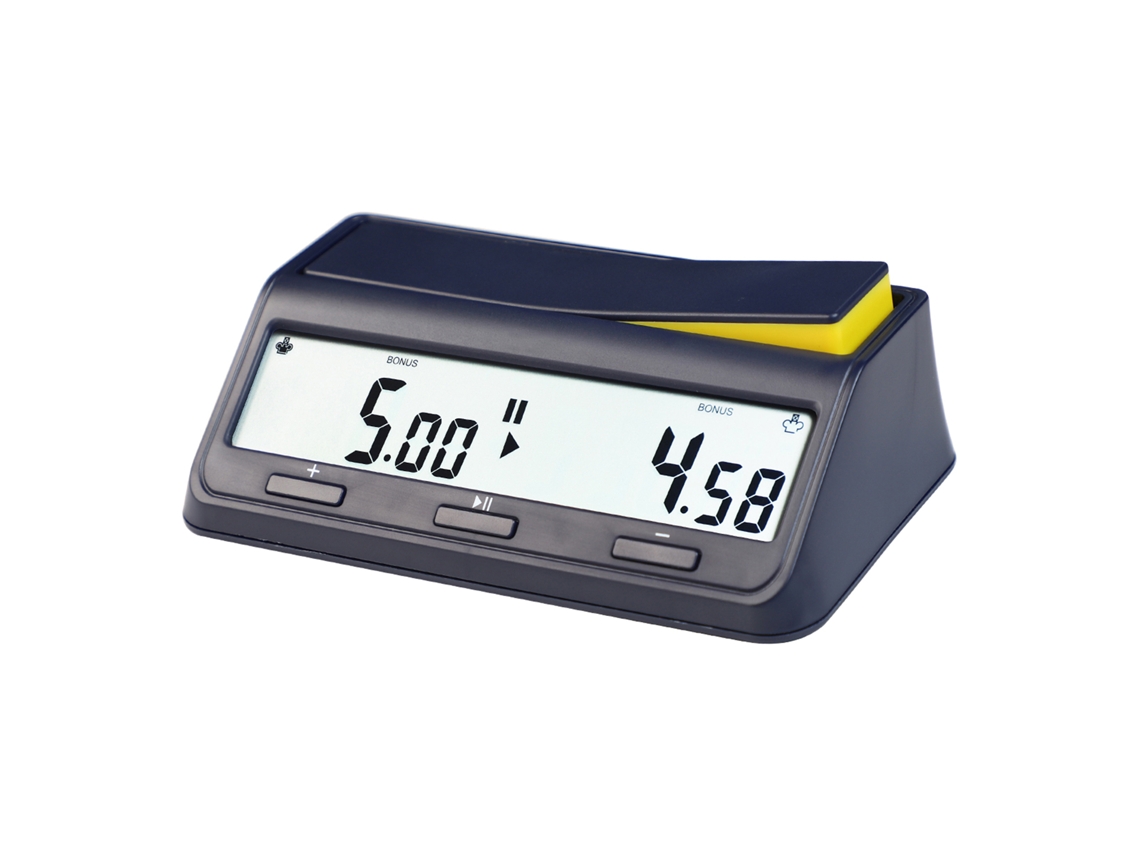 Reloj De Ajedrez Digital Profesional Con Temporizador Y Retardo Bonus