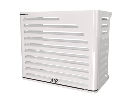 Cobertura De Ar Condicionado - Curve - Branco - Tamanho L (l 105cm - A 95cm - P 59cm) - Box Air Klima