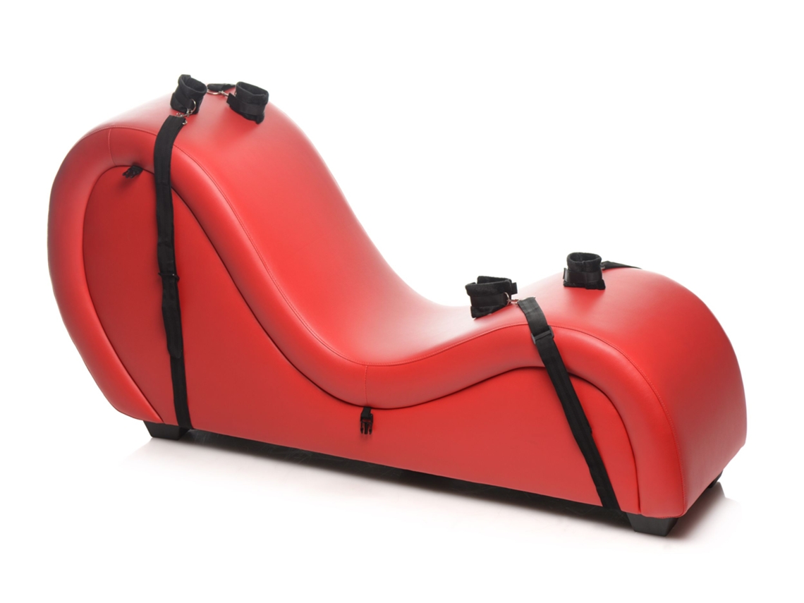 Sof� pervertido y sensual con pu�os y 2 almohadas posturales